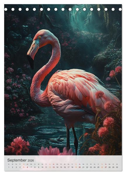 Produktbild: Fantastische Vogelwelt (Tischkalender 2026 DIN A5 hoch), CALVENDO Monatskalender