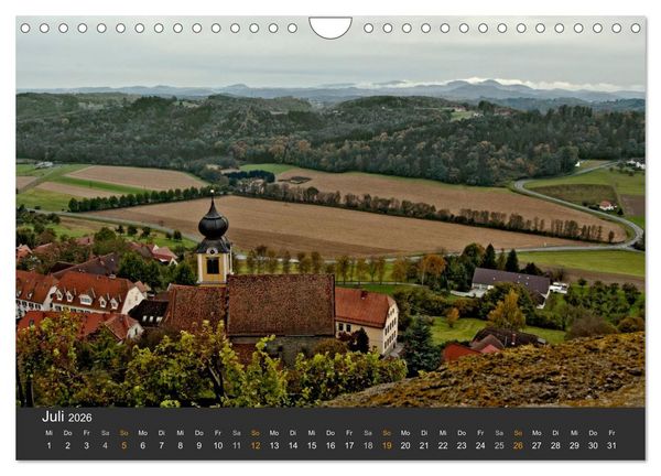 Produktbild: Die S&uuml;dsteirischen Weinstrasse (Wandkalender 2026 DIN A4 quer), CALVENDO Monatskalender