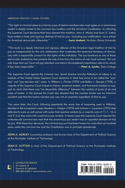 Produktbild: Supreme Court against the Criminal Jury