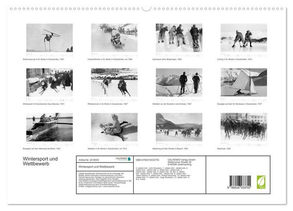 Produktbild: Wintersport und Wettbewerb (hochwertiger Premium Wandkalender 2026 DIN A2 quer), Kunstdruck in Hochglanz