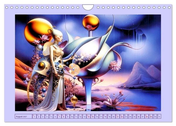 Produktbild: Fraktale Metamorphosen (Wandkalender 2027 DIN A4 quer), CALVENDO Monatskalender