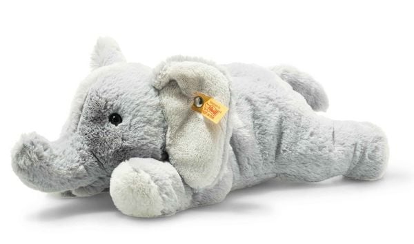 Produktbild: Steiff 064074 - Elna Elefant, liegend, hellgrau, Pl&uuml;sch, 28 cm