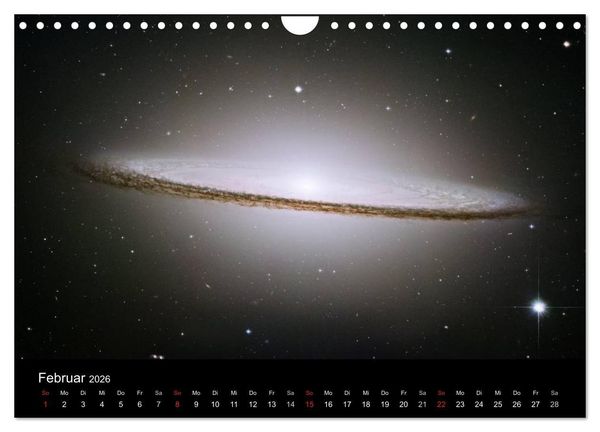 Produktbild: Der Weltraum. Spektakul&auml;re Gasnebel und Galaxien (Wandkalender 2026 DIN A4 quer), CALVENDO Monatskalender