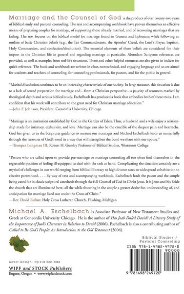Produktbild: Marriage and the Counsel of God