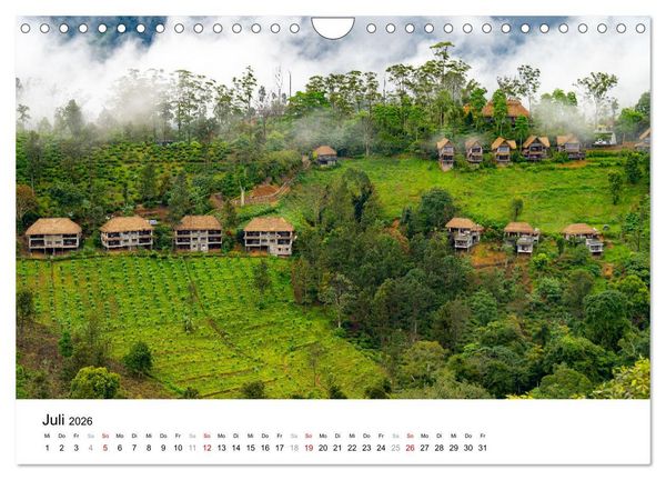 Produktbild: Urlaub in Sri Lanka - Reise durch Asien, Kultur und Natur (Wandkalender 2026 DIN A4 quer), CALVENDO Monatskalender