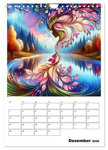 Produktbild: Bl&auml;tter - Visionen (Wandkalender 2026 DIN A4 hoch), CALVENDO Monatskalender