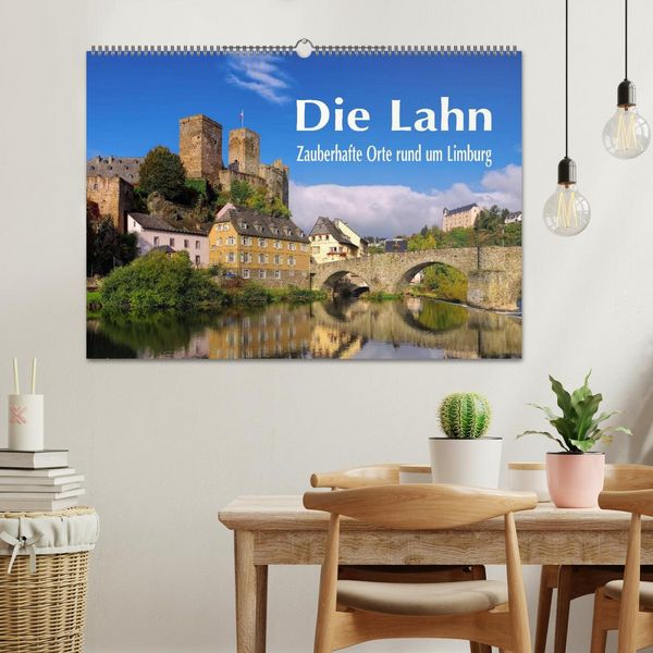 Produktbild: Die Lahn - Zauberhafte Orte rund um Limburg (Wandkalender 2026 DIN A2 quer), CALVENDO Monatskalender