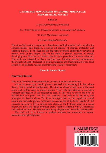 Produktbild: Chaos in Atomic Physics