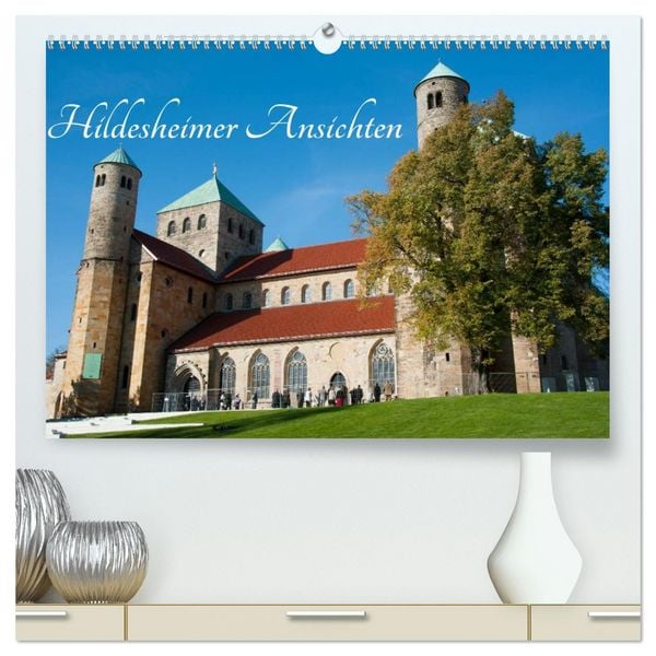 Produktbild: Hildesheimer Ansichten (hochwertiger Premium Wandkalender 2026 DIN A2 quer), Kunstdruck in Hochglanz
