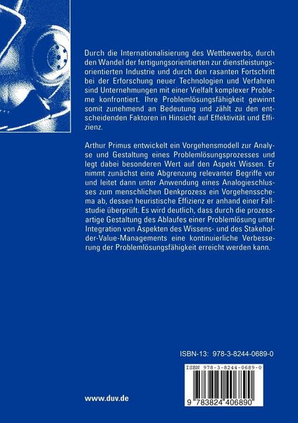 Produktbild: Optimierung von Probleml&ouml;sungsprozessen durch Wissensmanagement