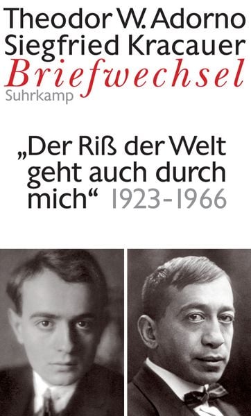 Briefe und Briefwechsel, Gebundene Ausgabe von Theodor W. Adorno,Siegfried Kracauer, Suhrkamp, 978-3-518-58496-5