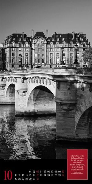 Produktbild: Paris, je t&rsquo;aime Literatur-Kalender 2027