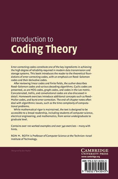 Produktbild: Introduction to Coding Theory
