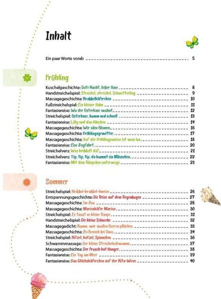 Produktbild: Das Krippen-Jahreszeitenbuch: Streichelspiele & Massagegeschichten