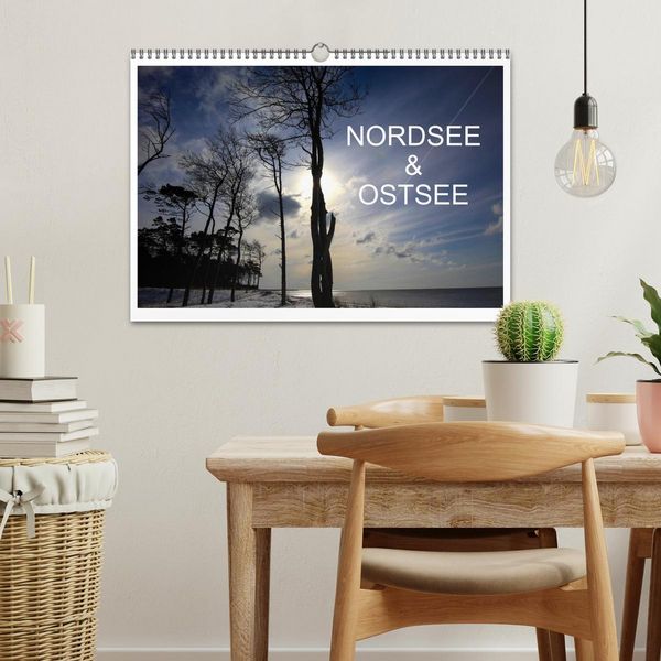 Produktbild: Nordsee & Ostsee (Wandkalender 2026 DIN A3 quer), CALVENDO Monatskalender