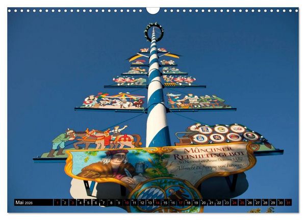 Produktbild: Landeshauptstadt M&uuml;nchen (Wandkalender 2026 DIN A3 quer), CALVENDO Monatskalender