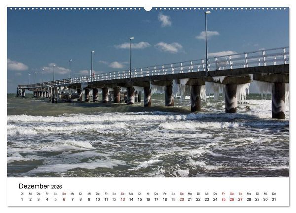 Produktbild: Ostseeheilbad Travem&uuml;nde - L&uuml;becks sch&ouml;nste Tochter (hochwertiger Premium Wandkalender 2026 DIN A2 quer), Kunstdruck in Hochglanz
