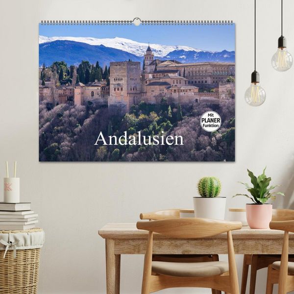Produktbild: Andalusien (Wandkalender 2026 DIN A2 quer), CALVENDO Monatskalender