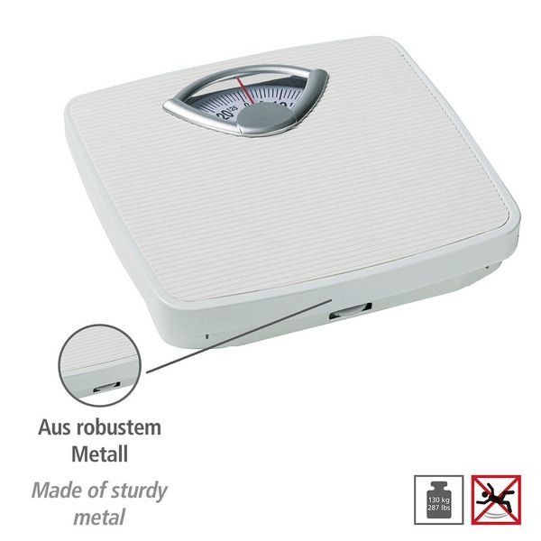 Produktbild: Personenwaage mechanisch, analoge K&ouml;rperwaage bis 130 kg