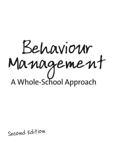 Produktbild: Behaviour Management