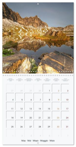 Produktbild: The Alps - A Year in the Mountains (Wall Calendar 2026 12 &times; 12 Inch) CALVENDO 12 Month Wall Calendar