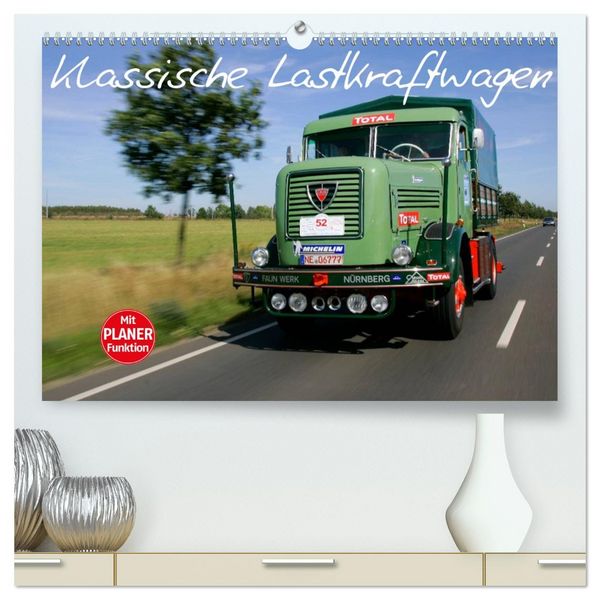 Produktbild: Klassische Lastkraftwagen (hochwertiger Premium Wandkalender 2026 DIN A2 quer), Kunstdruck in Hochglanz