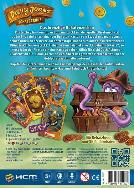 Produktbild: Davy Jones' Schatztruhe (Spiel)