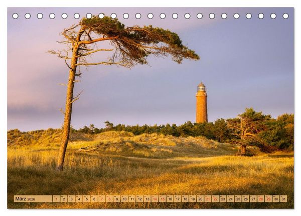Produktbild: Fischland-Dar&szlig;-Zingst 2026 Impressionen einer Halbinsel (Tischkalender 2026 DIN A5 quer), CALVENDO Monatskalender
