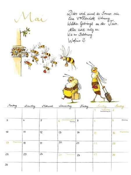 Produktbild: Rilke-Kalender 2027 &ndash; Wandkalender