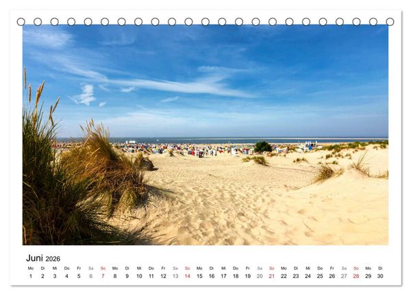 Produktbild: Ostfriesland - Tour (Tischkalender 2026 DIN A5 quer), CALVENDO Monatskalender
