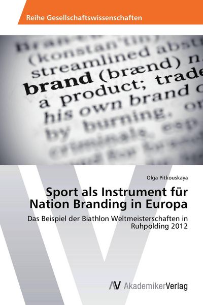 Produktbild: Sport als Instrument f&uuml;r Nation Branding in Europa