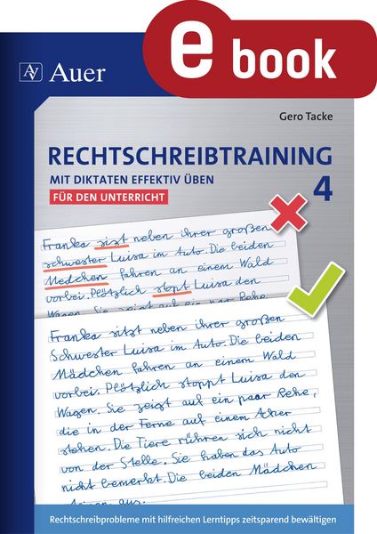 Produktbild: Rechtschreibtraining Mit Diktaten effektiv &uuml;ben 4