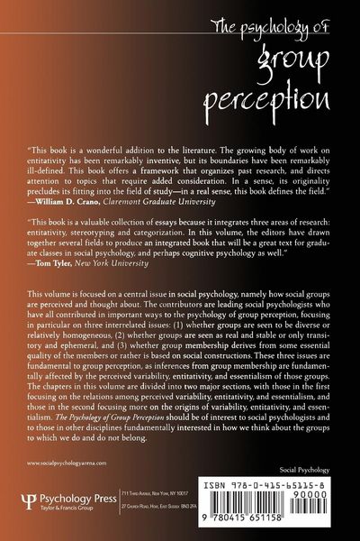 Produktbild: The Psychology of Group Perception