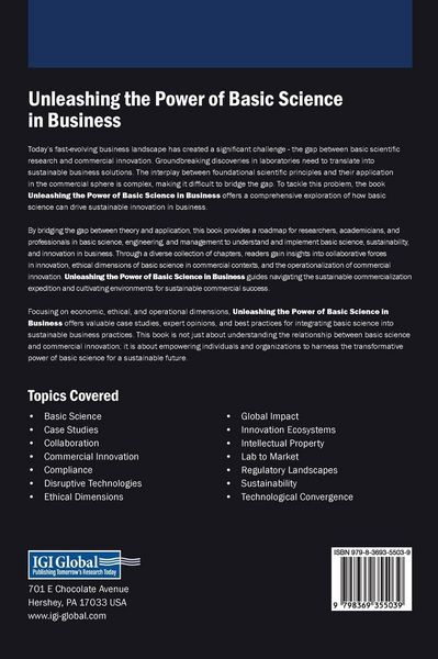 Produktbild: Unleashing the Power of Basic Science in Business