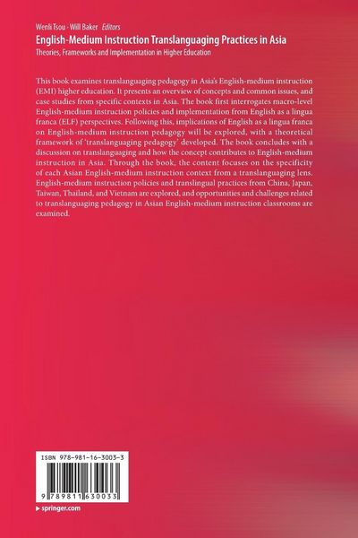 Produktbild: English-Medium Instruction Translanguaging Practices in Asia