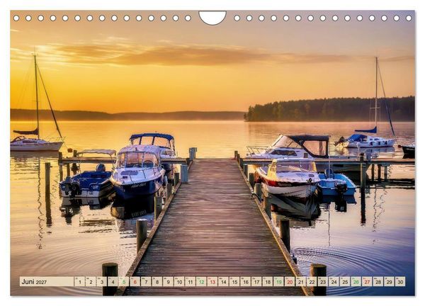 Produktbild: Mecklenburger - Seen (Wandkalender 2027 DIN A4 quer), CALVENDO Monatskalender
