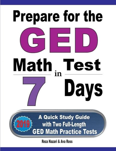 Produktbild: Prepare for the GED Math Test in 7 Days