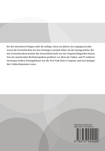 Produktbild: Branchenreport Medien & Verlage