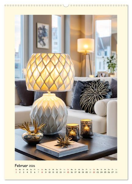 Produktbild: Exquisite Wohnaccessoires. Inspiration f&uuml;r ein stilvolles Zuhause (Wandkalender 2026 DIN A2 hoch), CALVENDO Monatskalender