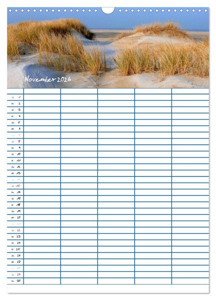 Produktbild: Meer Zeit f&uuml;r uns! (Wandkalender 2026 DIN A3 hoch), CALVENDO Monatskalender