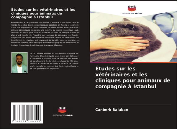 Produktbild: &Eacute;tudes sur les v&eacute;t&eacute;rinaires et les cliniques pour animaux de compagnie &agrave; Istanbul