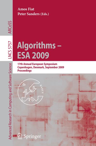 Produktbild: Algorithms - ESA 2009