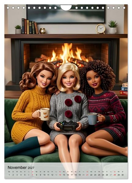 Produktbild: Fabulous Dolls &ndash; Im Hier und Jetzt (Wandkalender 2027 DIN A4 hoch), CALVENDO Monatskalender