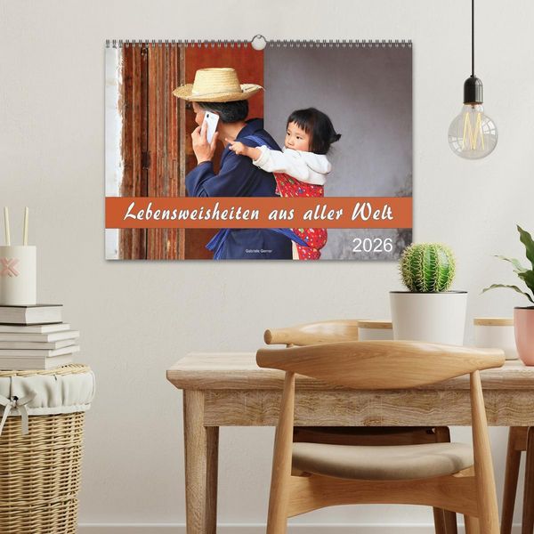 Produktbild: Lebensweisheiten aus aller Welt (Wandkalender 2026 DIN A3 quer), CALVENDO Monatskalender
