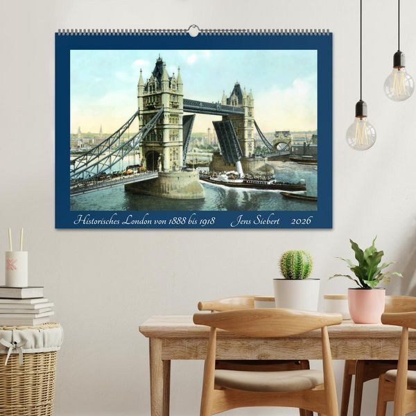 Produktbild: Historisches London von 1888 bis 1918 (Wandkalender 2026 DIN A2 quer), CALVENDO Monatskalender
