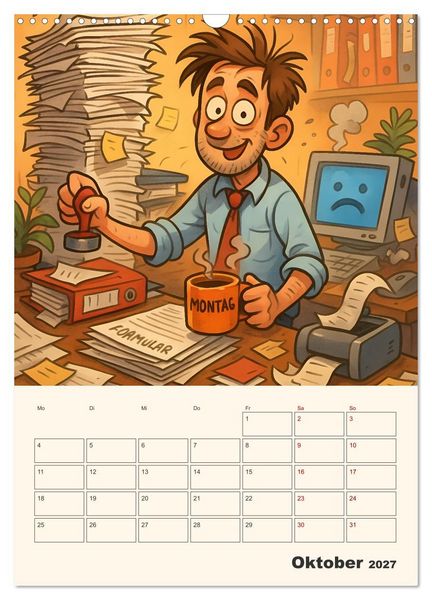 Produktbild: Berufe mal anders &ndash; Ein Jahr voller Job-Klischees (Wandkalender 2027 DIN A3 hoch), CALVENDO Monatskalender