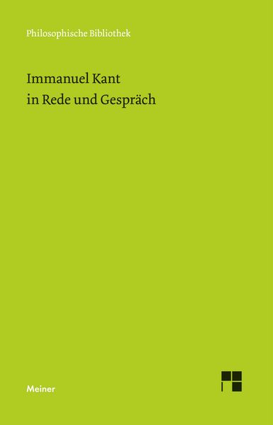Produktbild: Immanuel Kant in Rede und Gespr&auml;ch