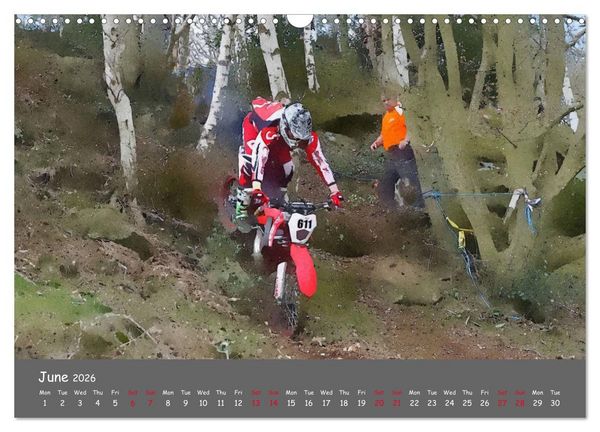 Produktbild: Enduro Racing (Wall Calendar 2026 DIN A3 landscape), CALVENDO 12 Month Wall Calendar