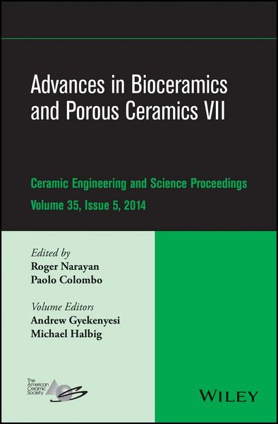 Produktbild: Advances in Bioceramics and Porous Ceramics VII, Volume 35, Issue 5