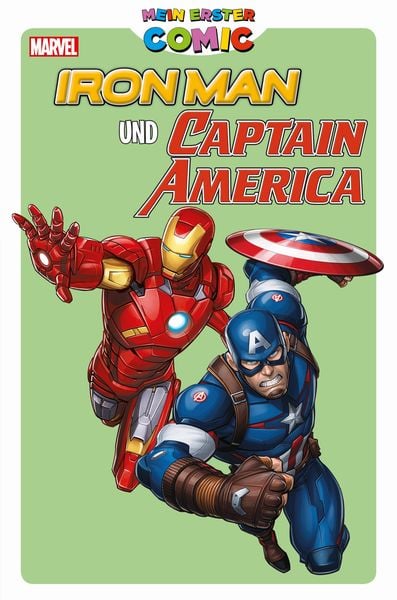 Mein erster Comic: Iron Man und Captain America, Gebundene Ausgabe von Fred Van Lente,Matteo Lolli,Margot Blankier,Scott Gray,Roger Langridge, Panini,